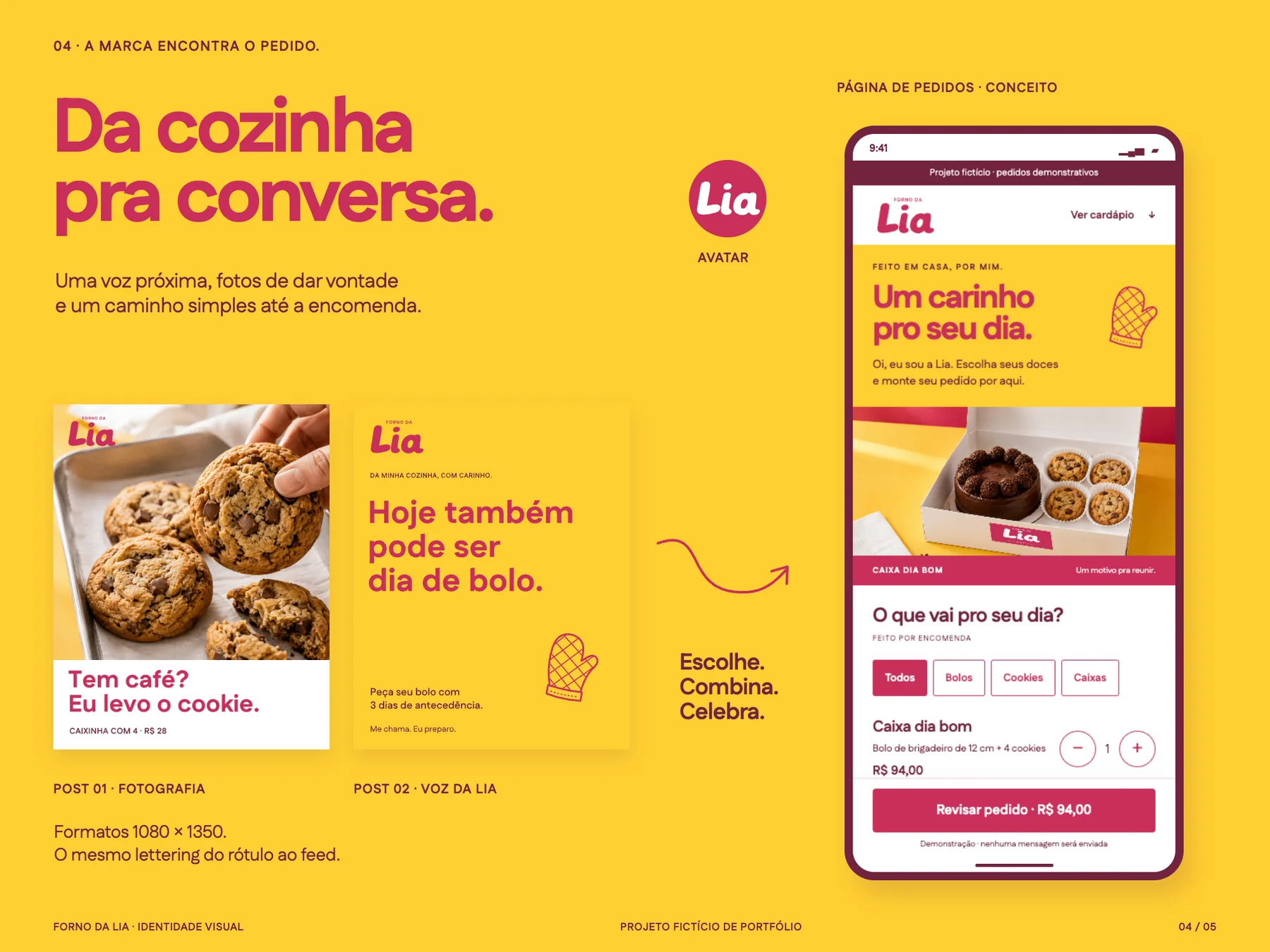 Da etiqueta ao pedido no celular.