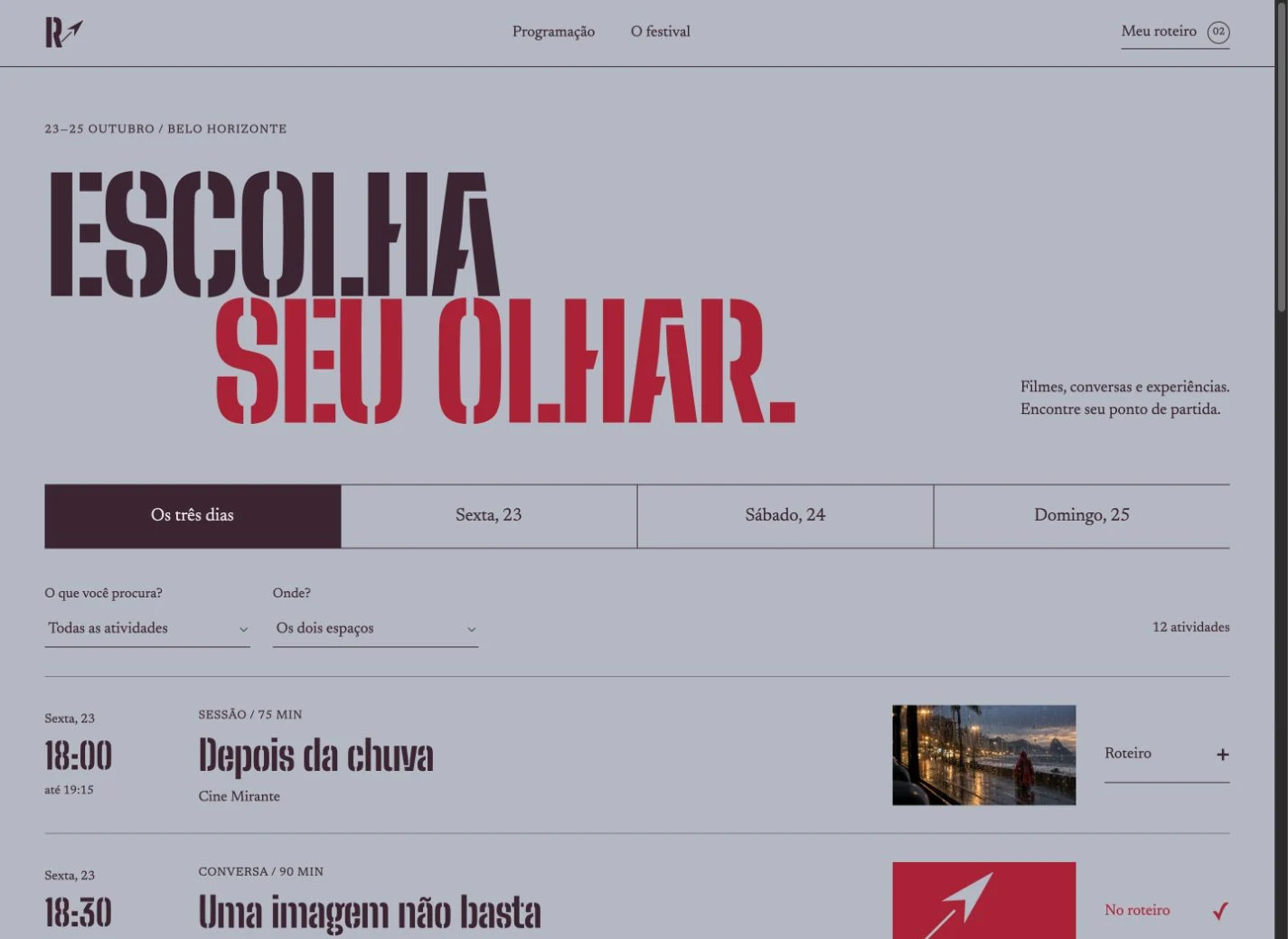 A programação transforma expressão em escolhas legíveis.